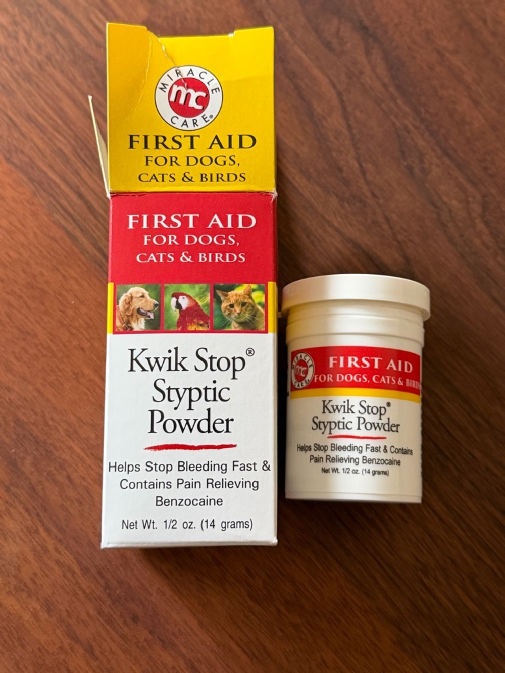 ⭐️Five $5 items for $15 ⭐️ Kwik Stop Styptic Powder First Aid for Pets